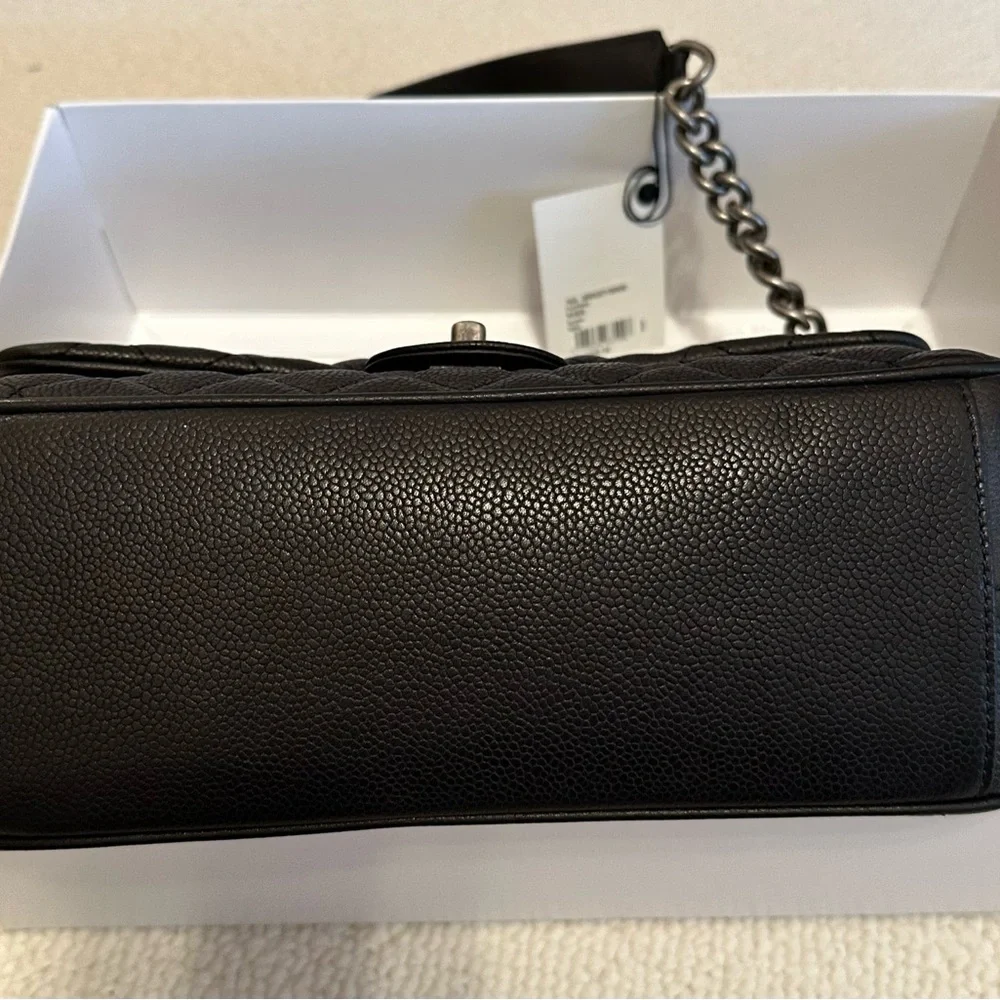 NWT Chanel Black Caviar Quilted Flap Bag - Picture 5 of 15